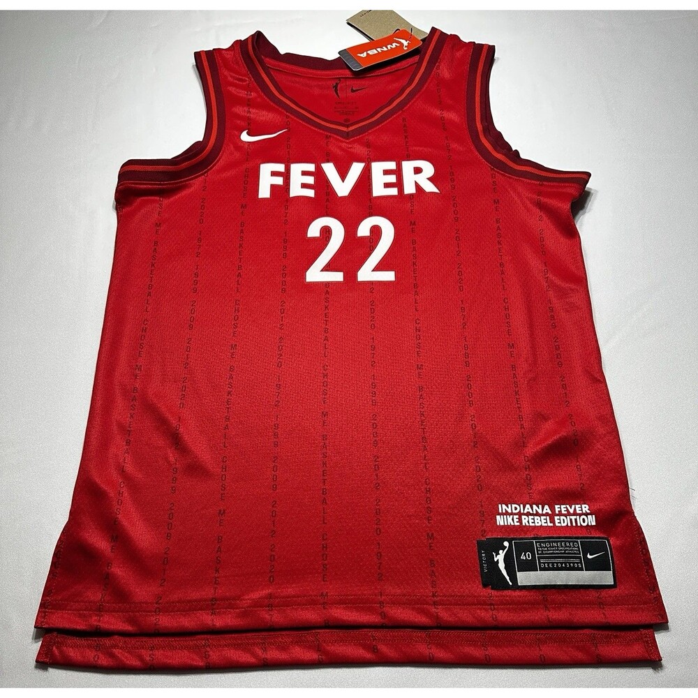 Caitlin Clark Indiana Fever Nike WNBA Rebel Edition Jersey Size Small DR8398 NWT